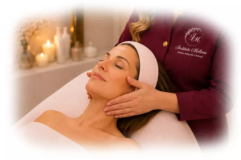 Estética facial integrada no Instituto Molinos
